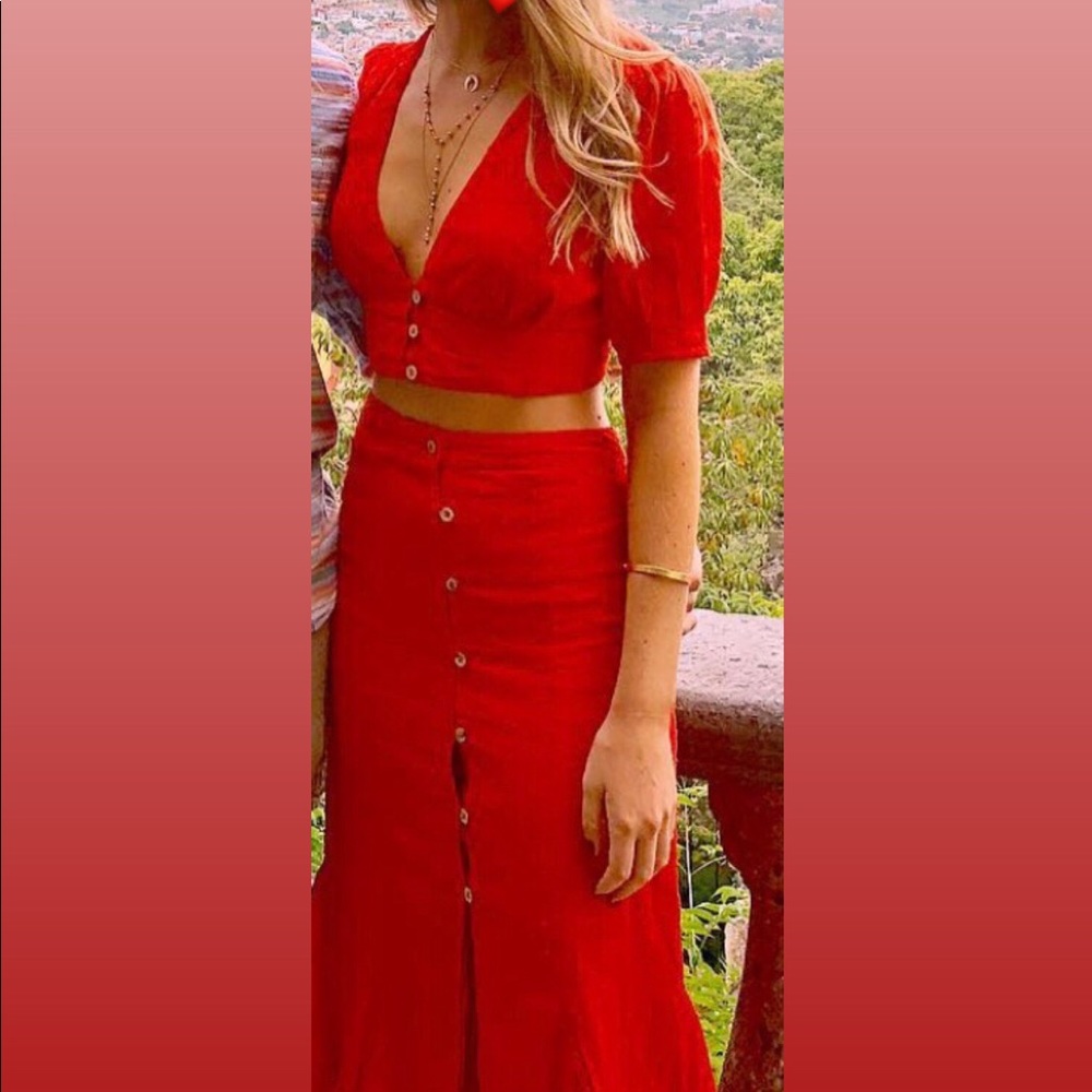 RARE - Free People 2 piece set - Picture 2 of 2